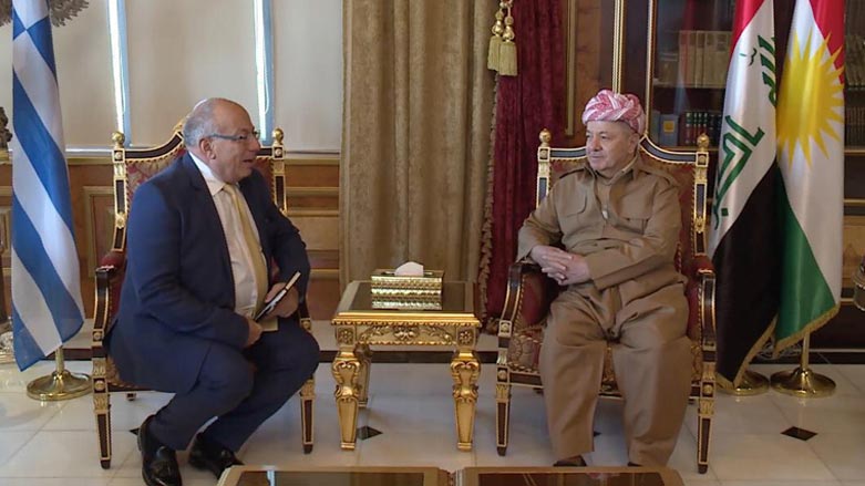 Yunanistan Büyükelçisi’nden Başkan Barzani’ye: Siyasetiniz çok şaşırtıcı